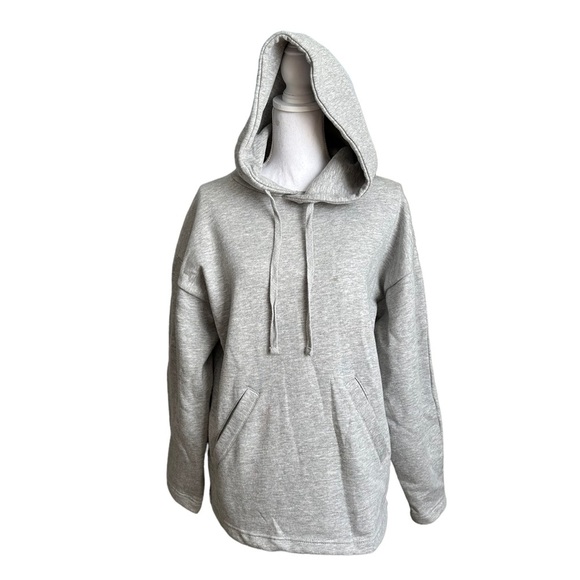 Zara Gray Sweatshirt Hoodie Size Small - Picture 1 of 17